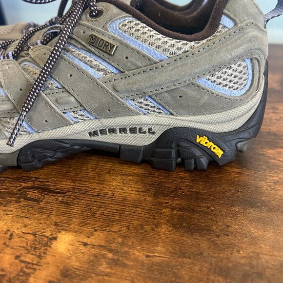 Merrell Moab 2 Vent Hiking Shoes Dusty Olive Women's 8 Vibram Select Dry - Picture 8 of 11